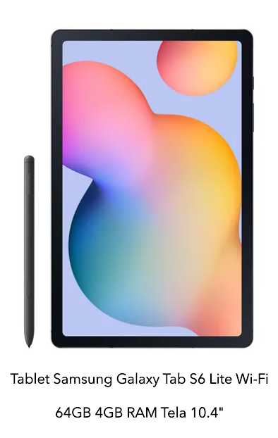 Imagem de Tablet Samsung Galaxy Tab S6 Lite