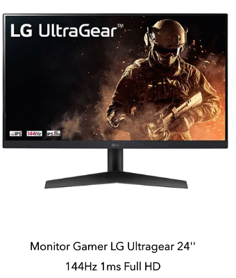 Imagem de Monitor Gamer LG UltraGear 24