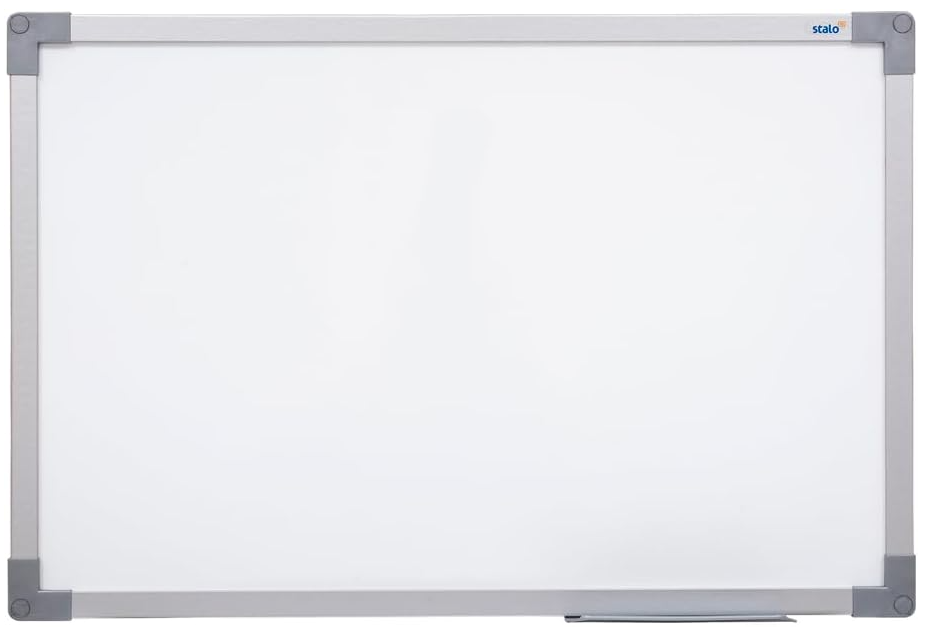 QUADRO BRANCO UV MDF ALUMÍNIO SOFT 090 X 060 CM, Stalo