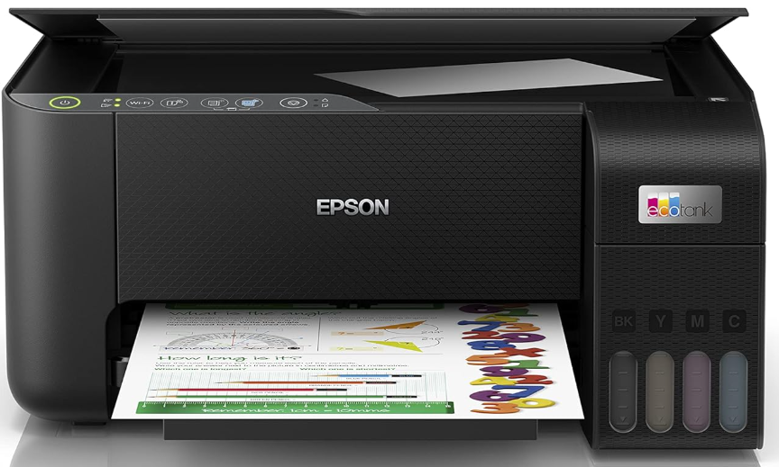 Epson EcoTank L3250 - Multifuncional, Tanque de Tinta Colorida, Wi-Fi Direct, USB, Bivolt, Preto